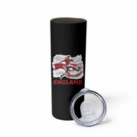 England Soccer Fan English Flag Skinny Tumbler