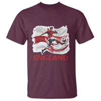 England Soccer Fan English Flag T Shirt