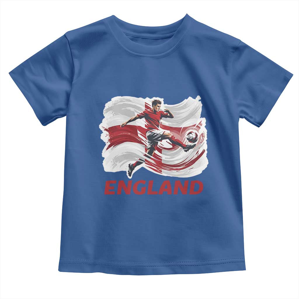 England Soccer Fan English Flag Toddler T Shirt