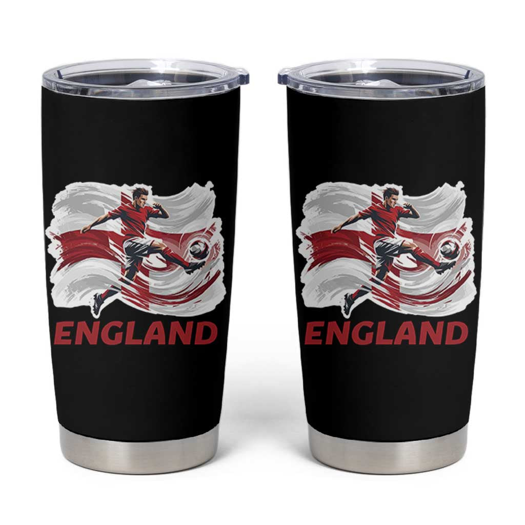 England Soccer Fan English Flag Tumbler Cup