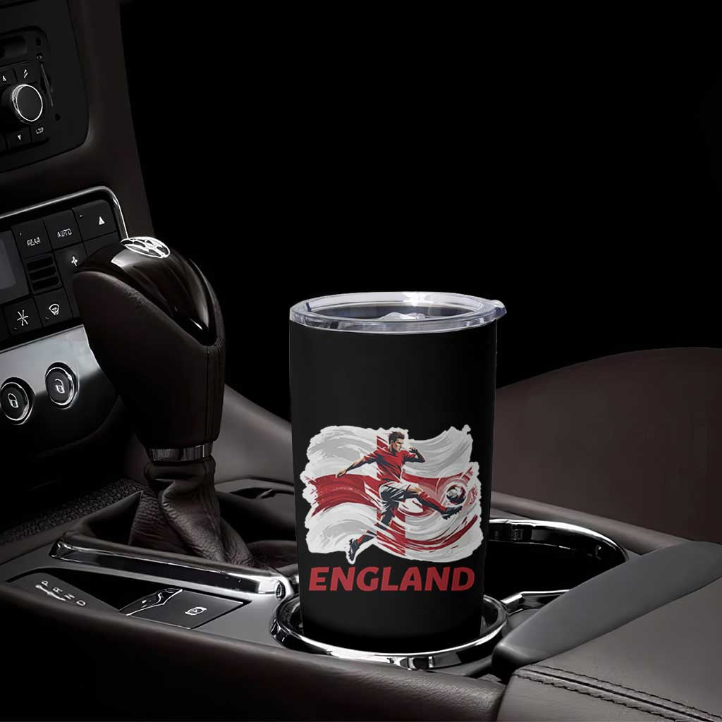 England Soccer Fan English Flag Tumbler Cup