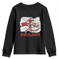 England Soccer Fan English Flag Youth Sweatshirt
