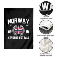 Norway Soccer Football Fan 2026 Norwegian Flag Garden Flag