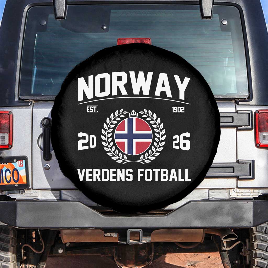 Norway Soccer Football Fan 2026 Norwegian Flag Spare Tire Cover