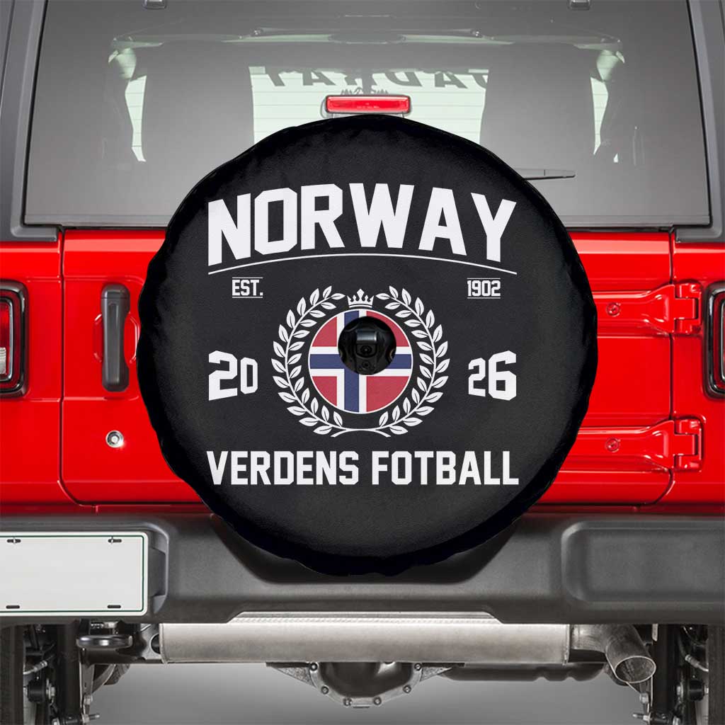 Norway Soccer Football Fan 2026 Norwegian Flag Spare Tire Cover