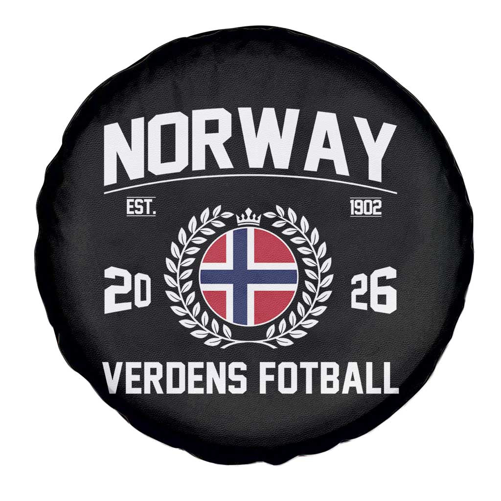 Norway Soccer Football Fan 2026 Norwegian Flag Spare Tire Cover