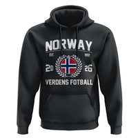 Norway Soccer Football Fan 2026 Norwegian Flag Hoodie