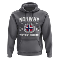 Norway Soccer Football Fan 2026 Norwegian Flag Hoodie