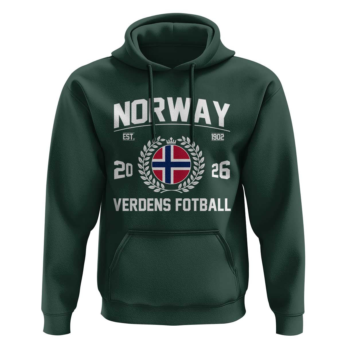 Norway Soccer Football Fan 2026 Norwegian Flag Hoodie