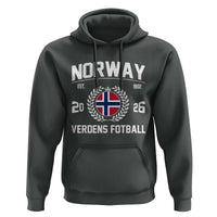 Norway Soccer Football Fan 2026 Norwegian Flag Hoodie