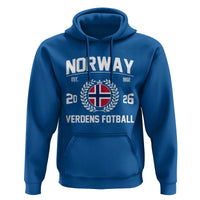 Norway Soccer Football Fan 2026 Norwegian Flag Hoodie