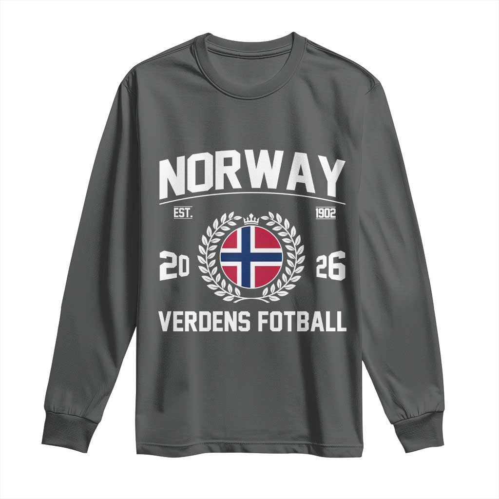 Norway Soccer Football Fan 2026 Norwegian Flag Long Sleeve Shirt