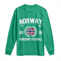 Norway Soccer Football Fan 2026 Norwegian Flag Long Sleeve Shirt