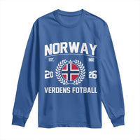 Norway Soccer Football Fan 2026 Norwegian Flag Long Sleeve Shirt