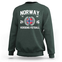 Norway Soccer Football Fan 2026 Norwegian Flag Sweatshirt