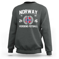 Norway Soccer Football Fan 2026 Norwegian Flag Sweatshirt