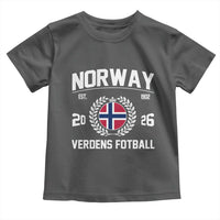 Norway Soccer Football Fan 2026 Norwegian Flag Toddler T Shirt