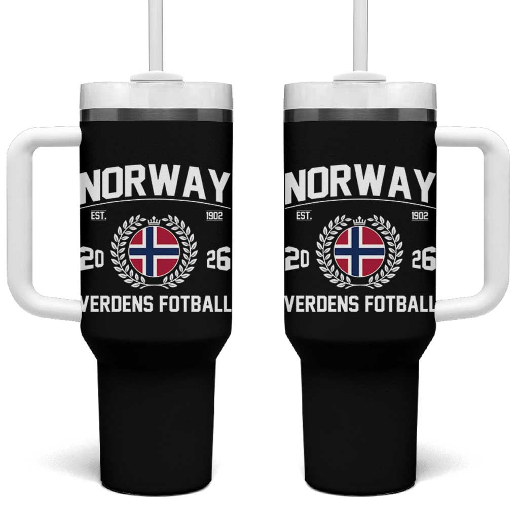 Norway Soccer Football Fan 2026 Norwegian Flag Tumbler With Handle