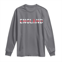 England English Flag Vintage Long Sleeve Shirt