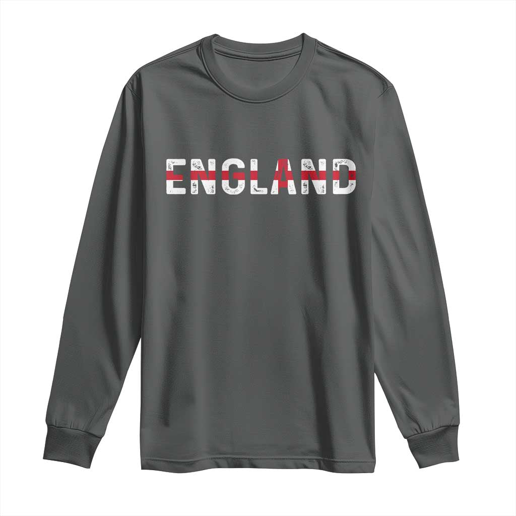 England English Flag Vintage Long Sleeve Shirt
