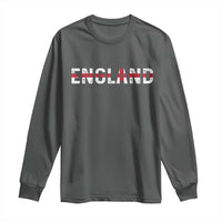 England English Flag Vintage Long Sleeve Shirt