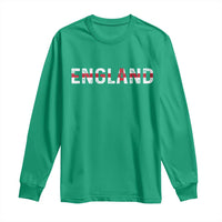 England English Flag Vintage Long Sleeve Shirt