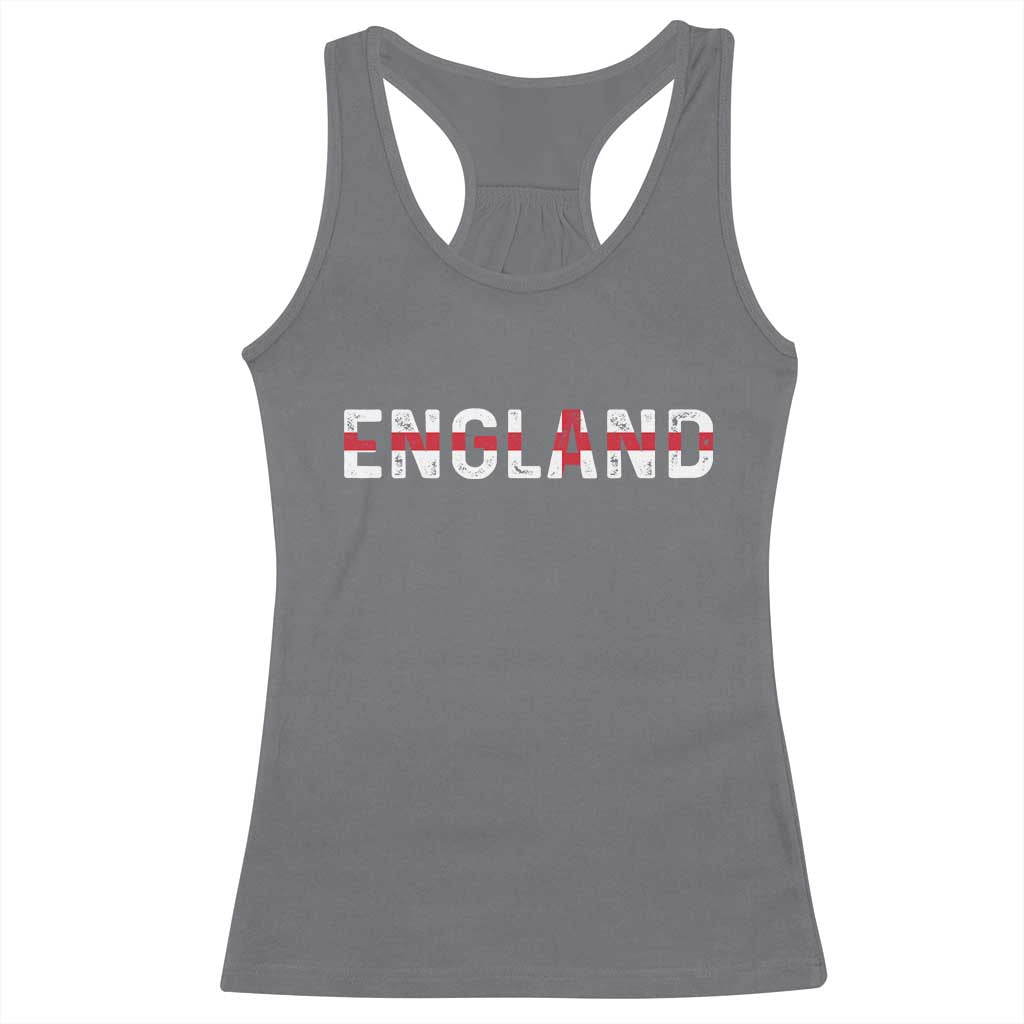 England English Flag Vintage Racerback Tank Top
