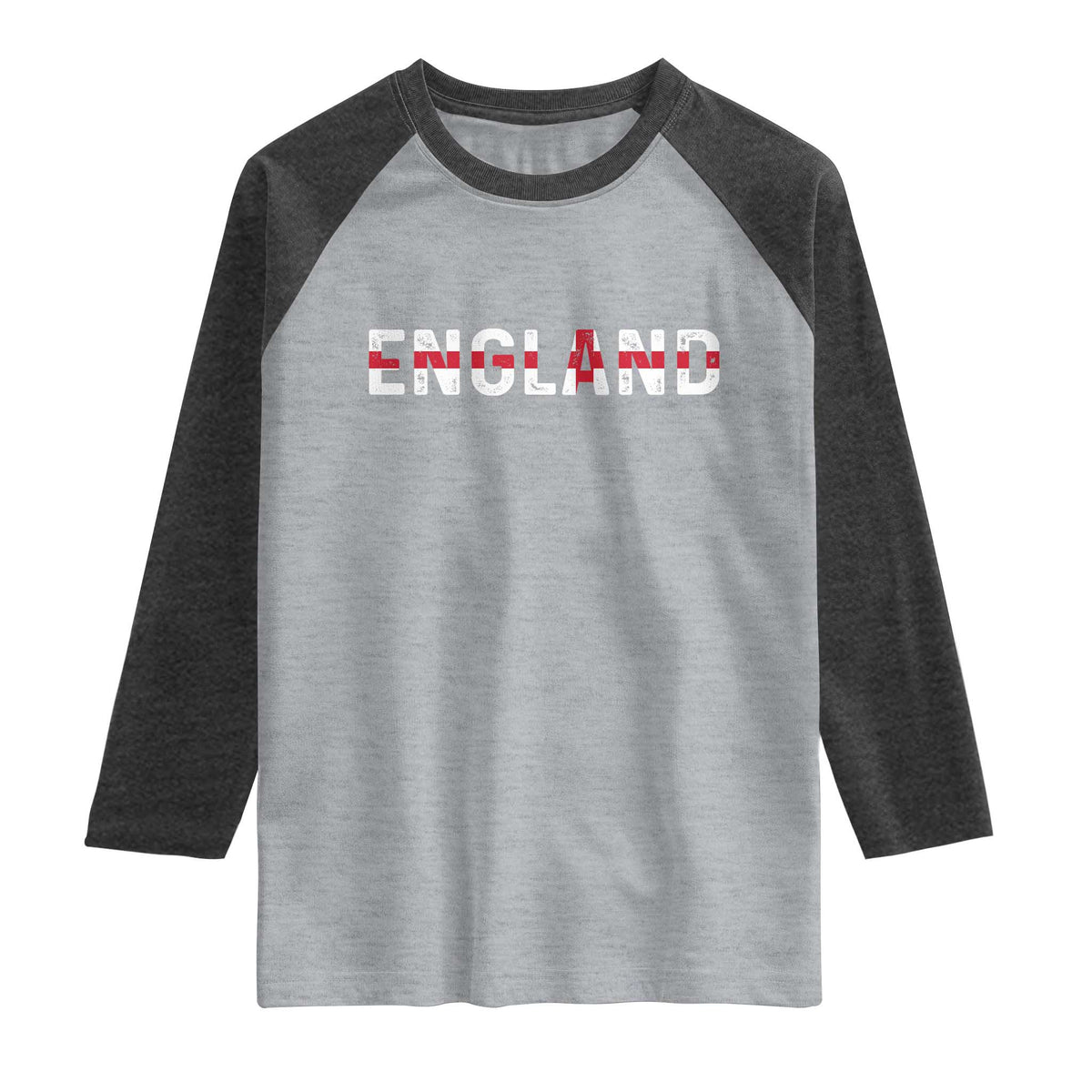 England English Flag Vintage Raglan Shirt
