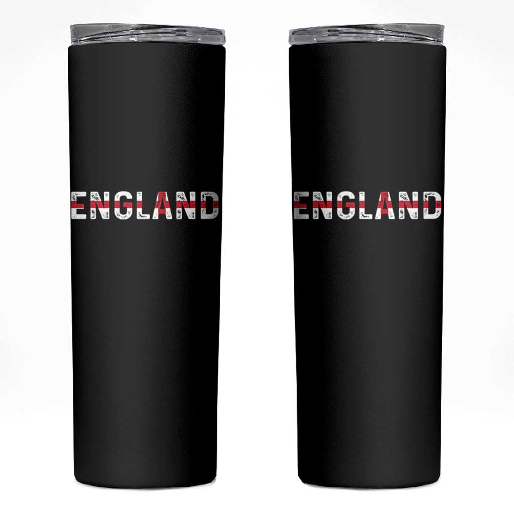 England English Flag Vintage Skinny Tumbler
