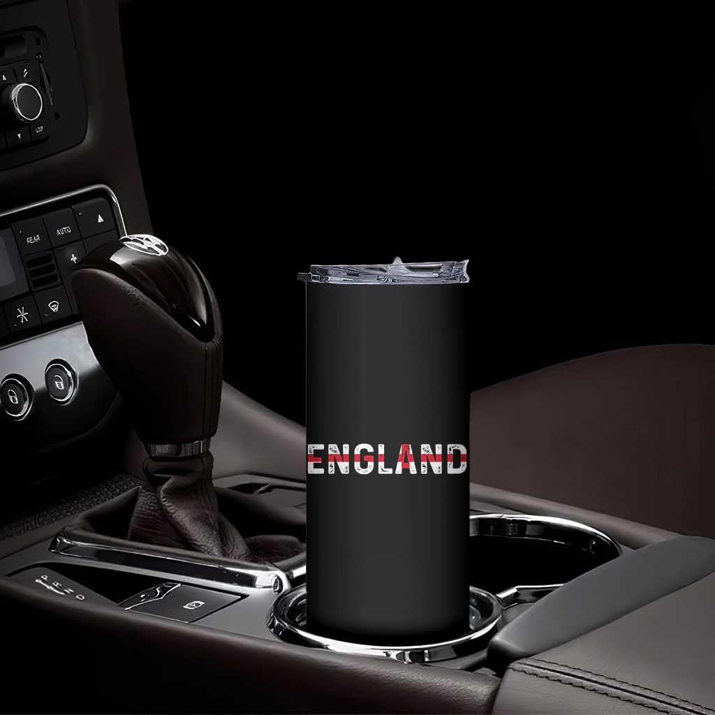 England English Flag Vintage Skinny Tumbler