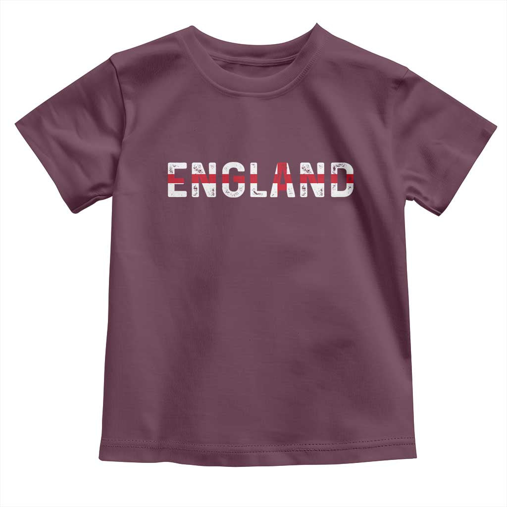 England English Flag Vintage Toddler T Shirt