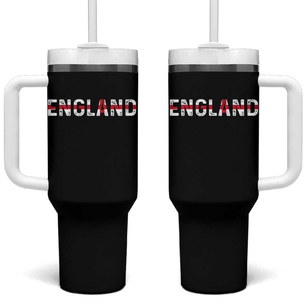 England English Flag Vintage Tumbler With Handle