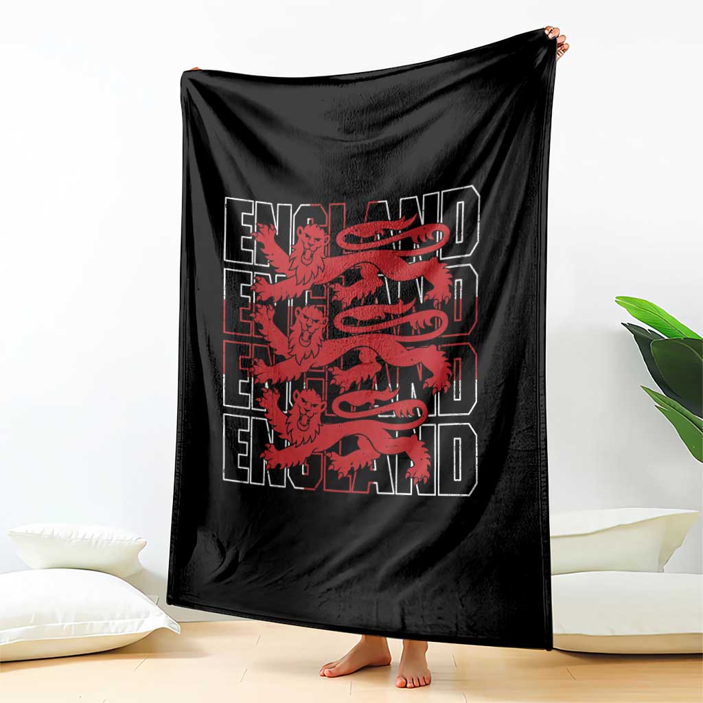 England Flag Lion Symbol English Pride Throw Blanket