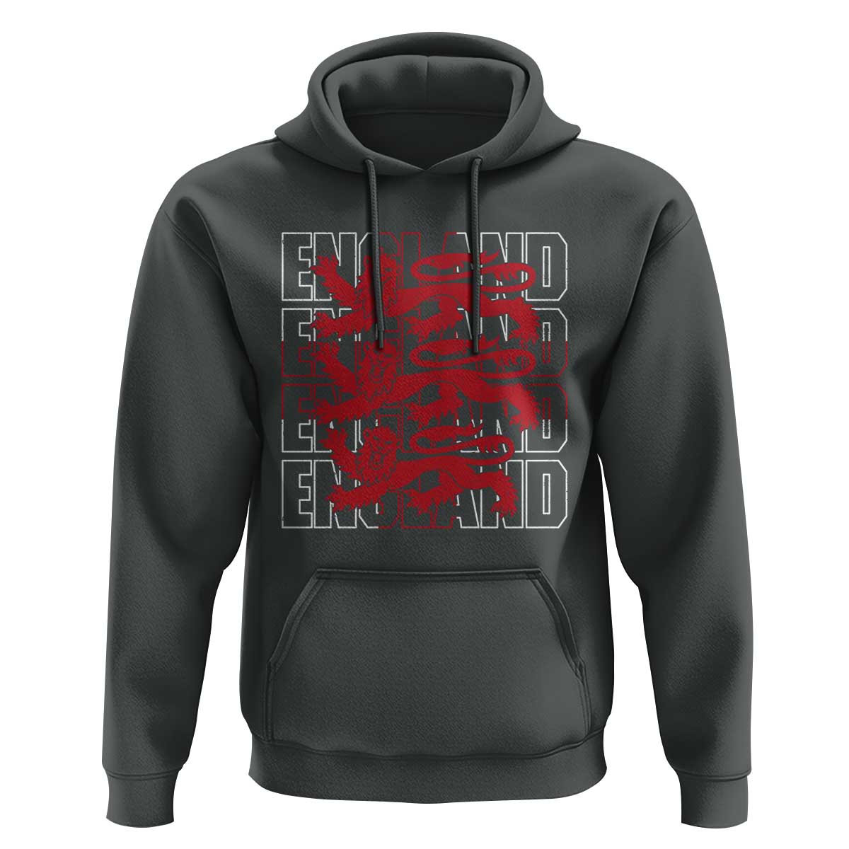 England Flag Lion Symbol English Pride Hoodie