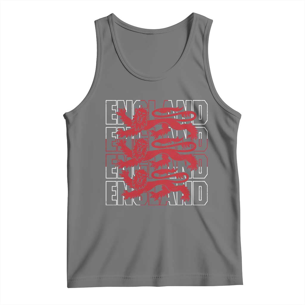 England Flag Lion Symbol English Pride Tank Top