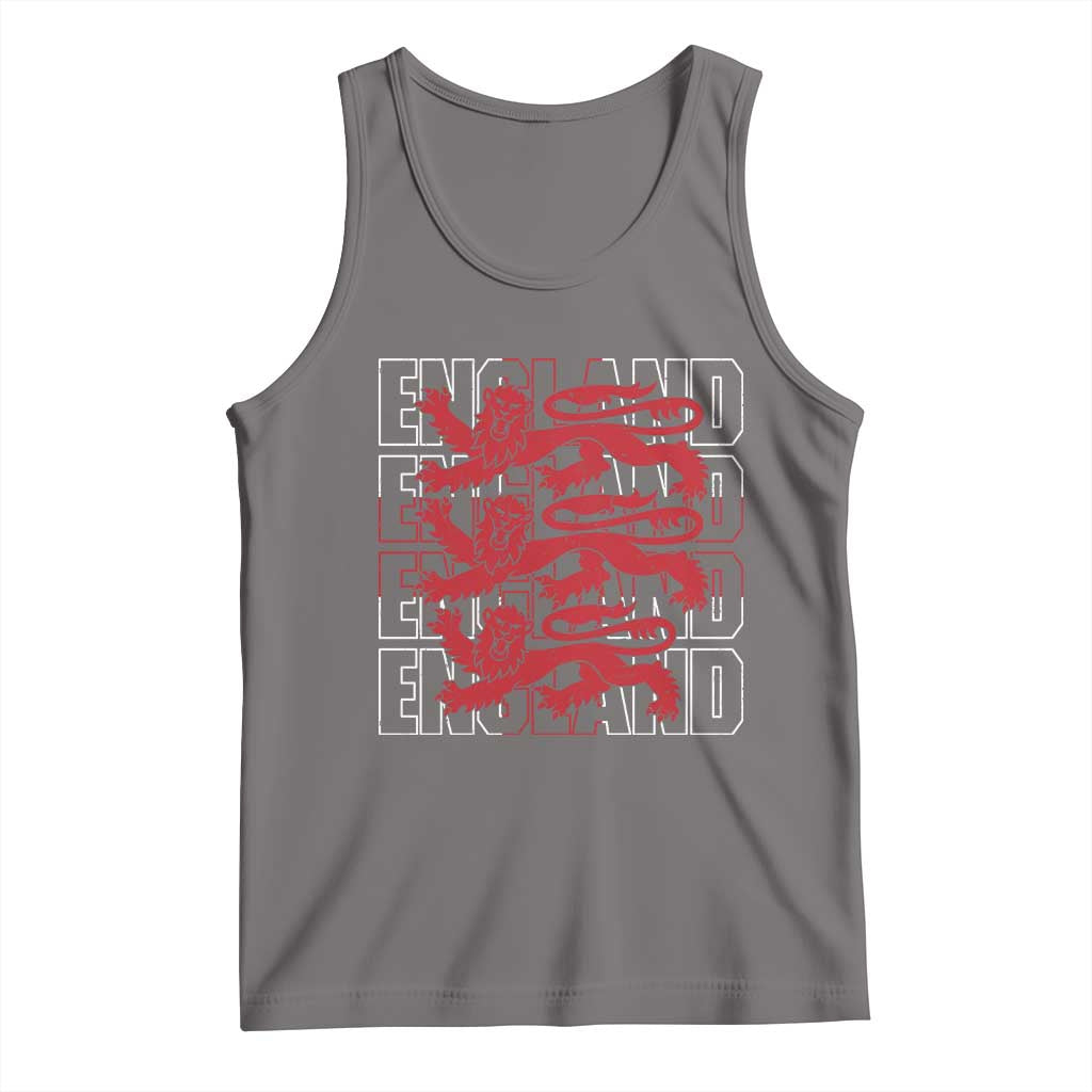 England Flag Lion Symbol English Pride Tank Top