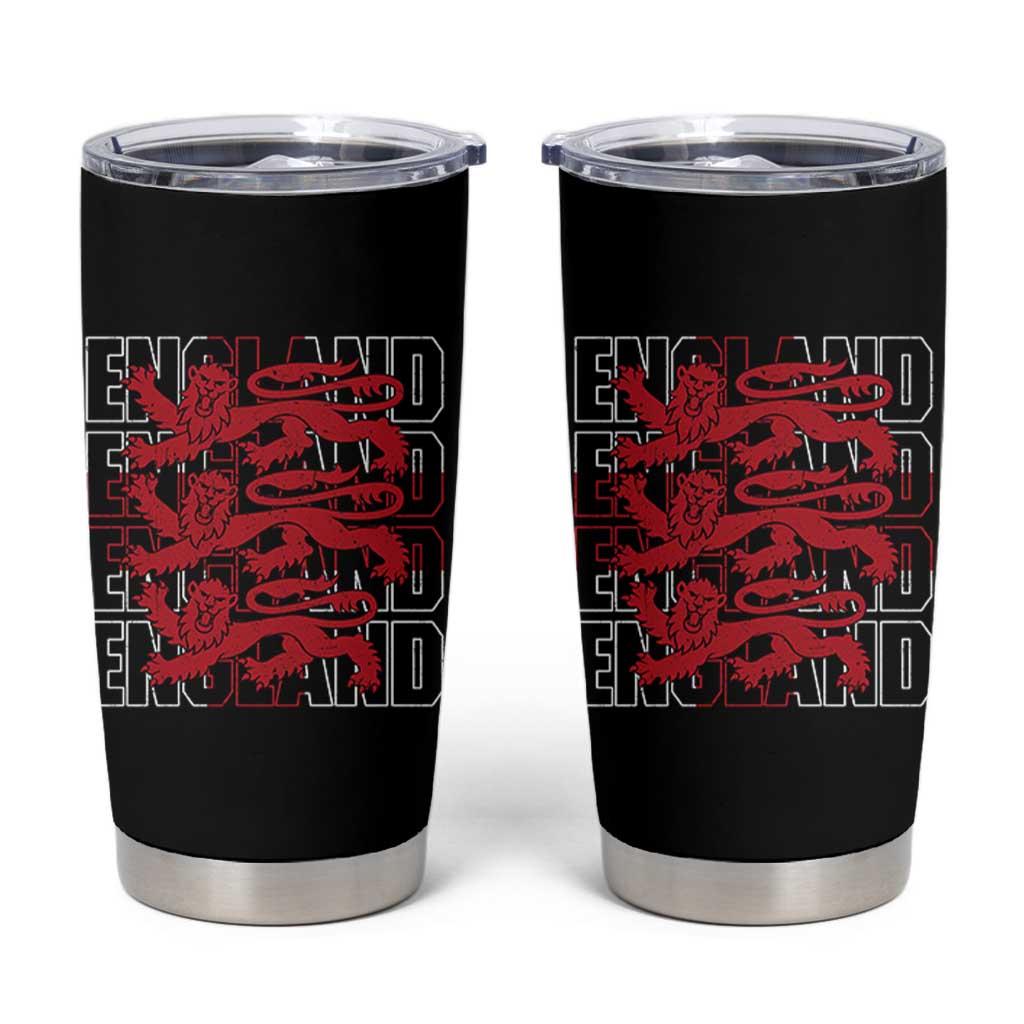England Flag Lion Symbol English Pride Tumbler Cup