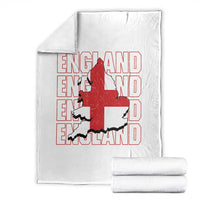 England Map St George's Cross English Roots Throw Blanket