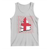 England Map St George's Cross English Roots Tank Top