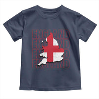 England Map St George's Cross English Roots Toddler T Shirt