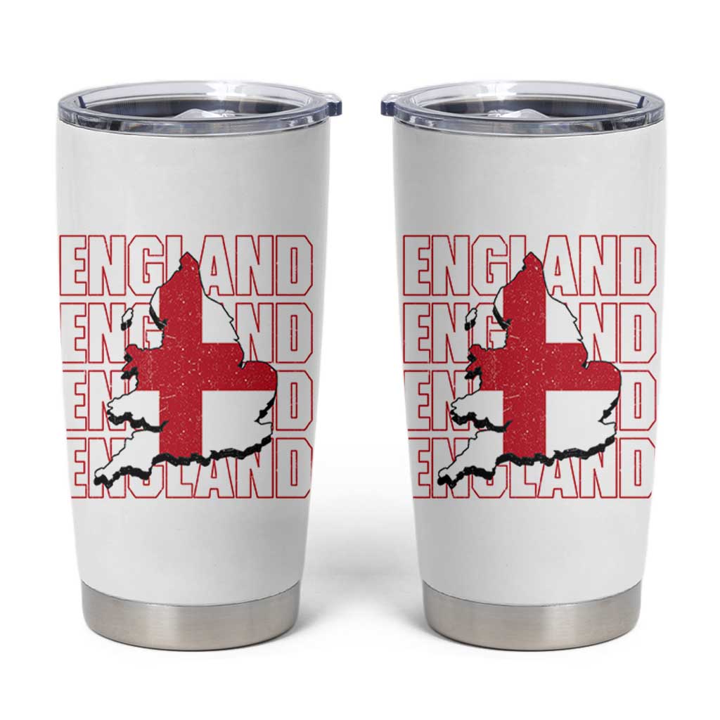 England Map St George's Cross English Roots Tumbler Cup