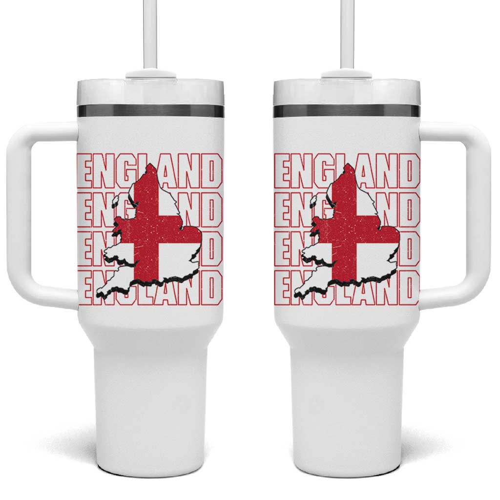 England Map St George's Cross English Roots Tumbler With Handle