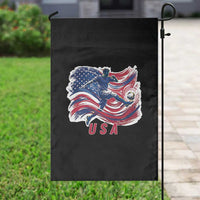 USA Soccer Fan American Flag Garden Flag
