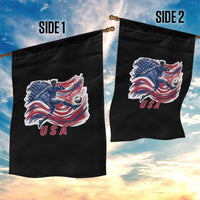 USA Soccer Fan American Flag Garden Flag
