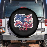 USA Soccer Fan American Flag Spare Tire Cover
