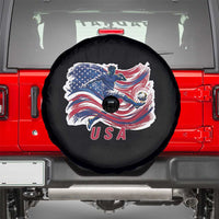 USA Soccer Fan American Flag Spare Tire Cover