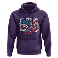 USA Soccer Fan American Flag Hoodie