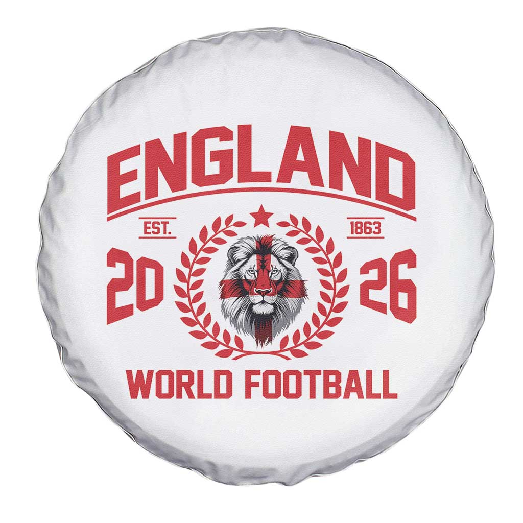 England Football Flag Spare Tire Cover Lion St George Cross Soccer Fan Patriotic