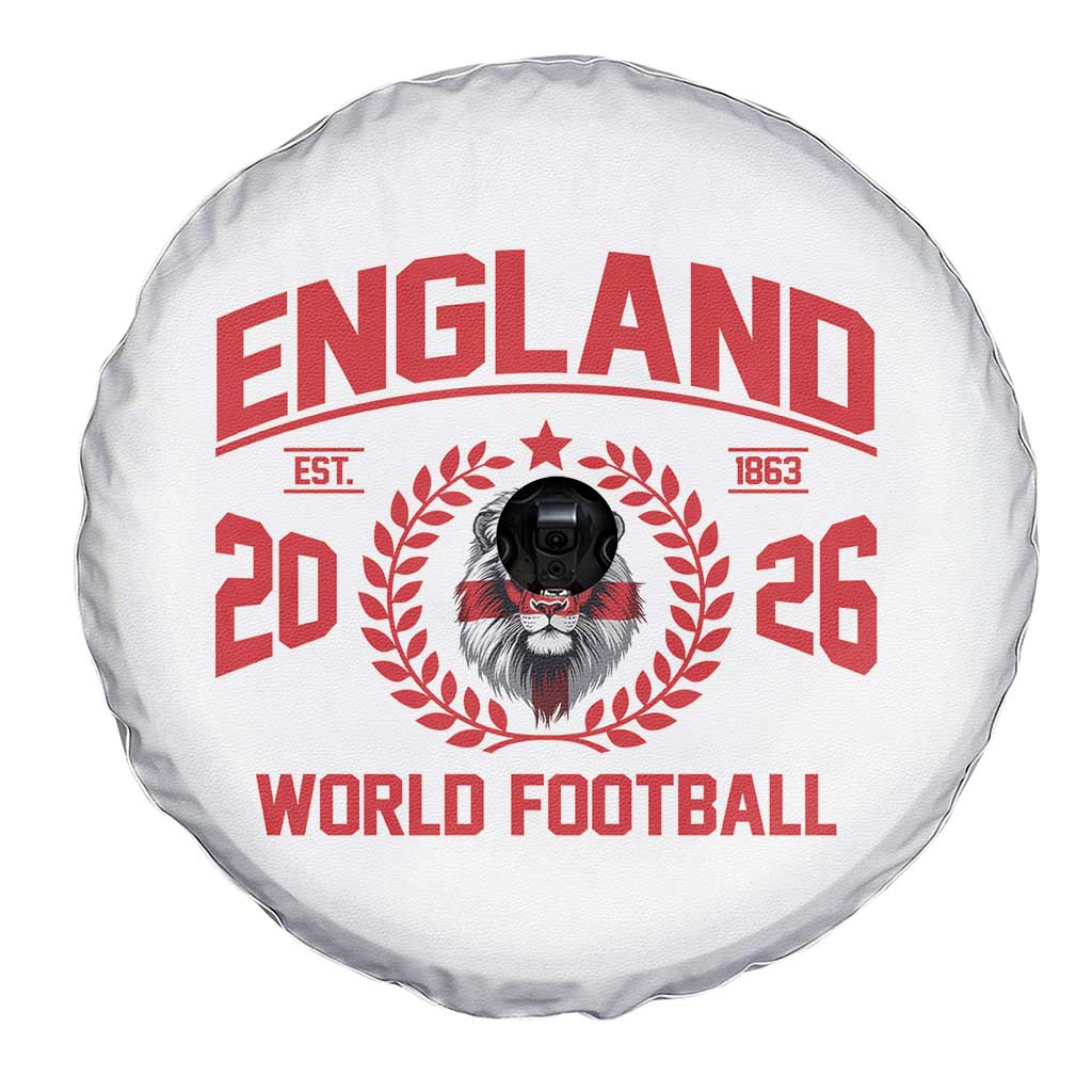 England Football Flag Spare Tire Cover Lion St George Cross Soccer Fan Patriotic