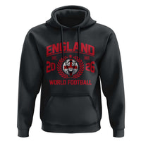 England Football Flag Hoodie Lion St George Cross Soccer Fan Patriotic